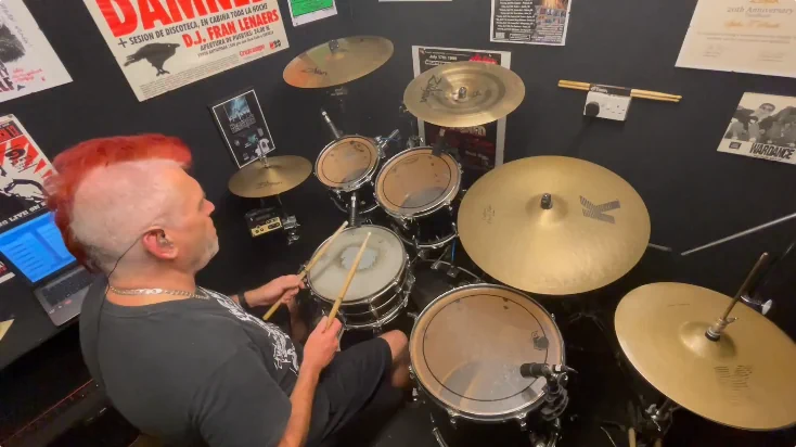Spike T Smith Triplet warm up for drum kit
